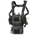 Lightweight tactical chest hanging bag large full set in All Terrain Camouflage 500D nylon with YKK zipper
