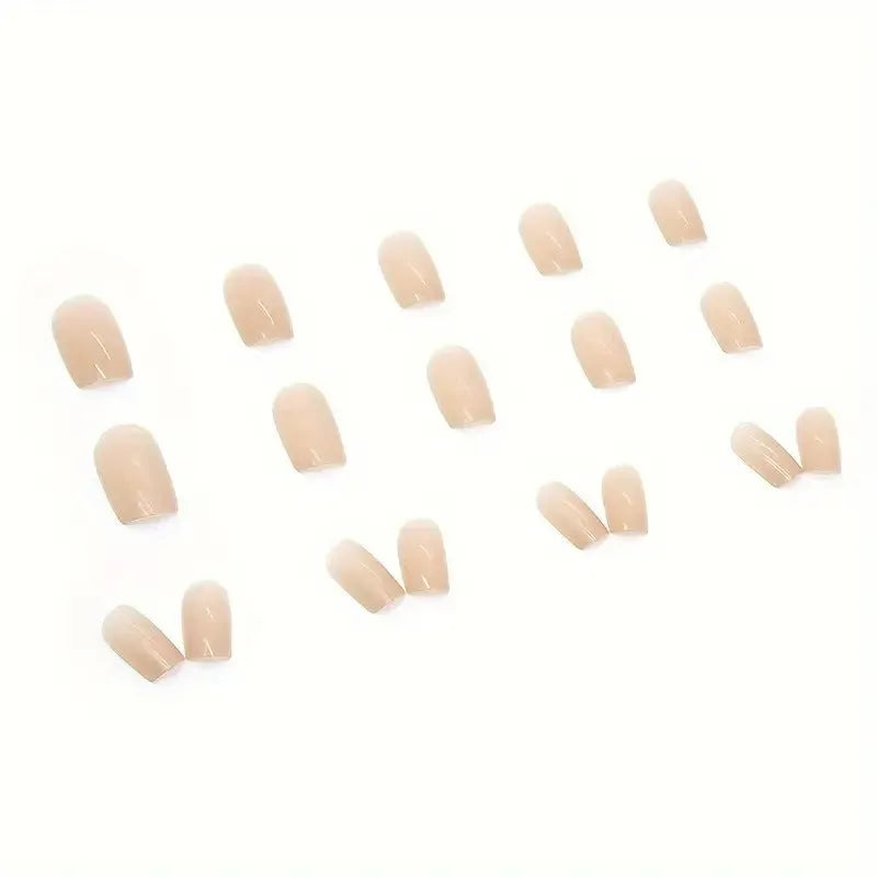 Solid colour MY119 plastic nail art decorations set in cute style for ladies
