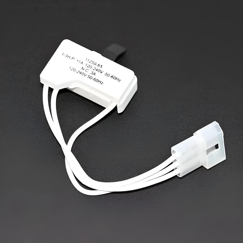 White washing machine door switch replacement part 3406107