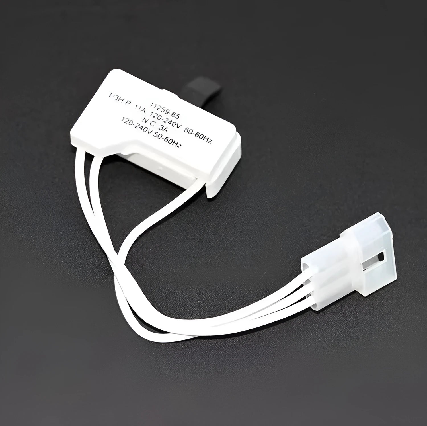 White washing machine door switch replacement part 3406107