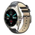 New S82i smart watch with silver silicone strap showing large HD screen and health monitoring features