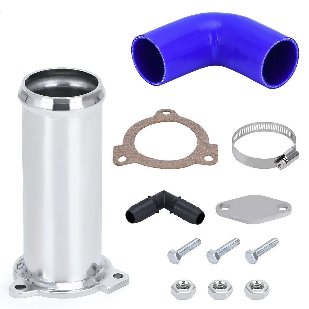 Aluminium EGR disassembly pipe 55mm inner diameter 155mm length for VW Jetta MK4 TDI-BRM FWD