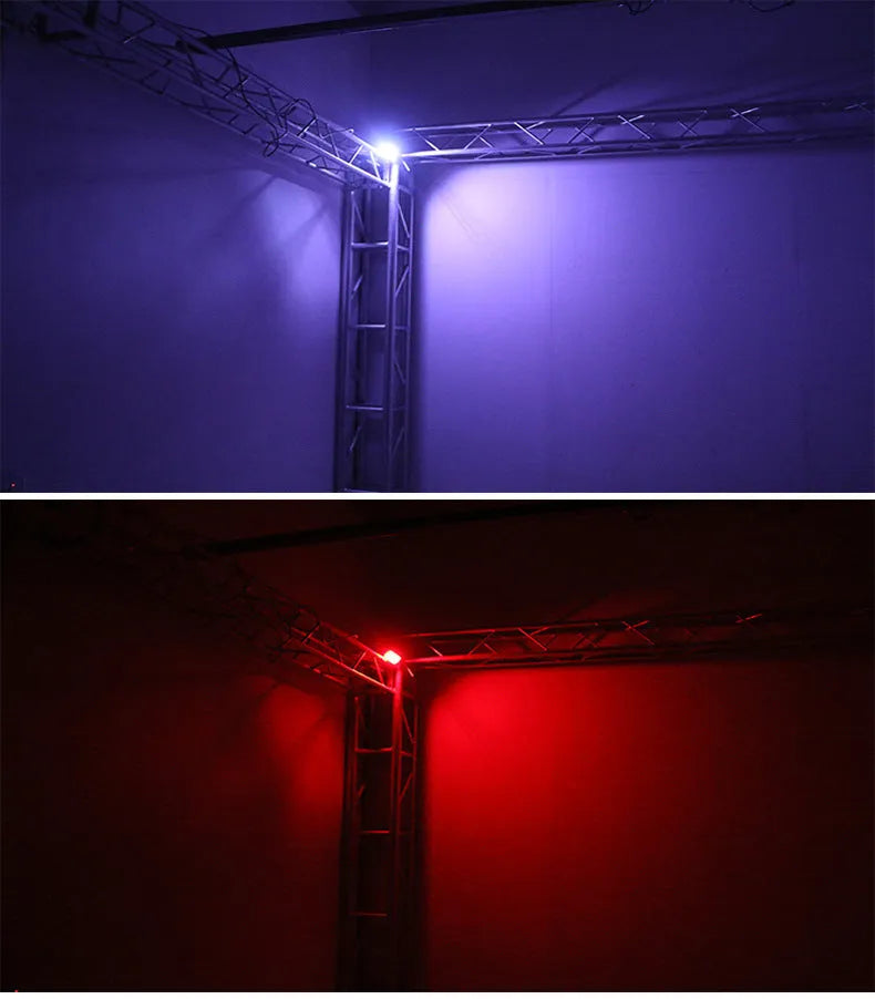 Sound Control 48 LED Stage Strobe Light unit showing compact rectangular design with multiple LED bulbs.