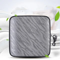 Black car heating cushion small square 45x45cm with USB cable and crystal linen fabric on car seat