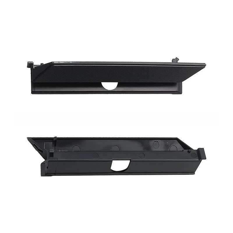 PS4 Pro service parts bundle showing black hard disk bottom cover and warehouse door baffle block strip