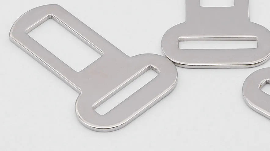 26mm silver metal pet safety buckle for leash and car restraint systems