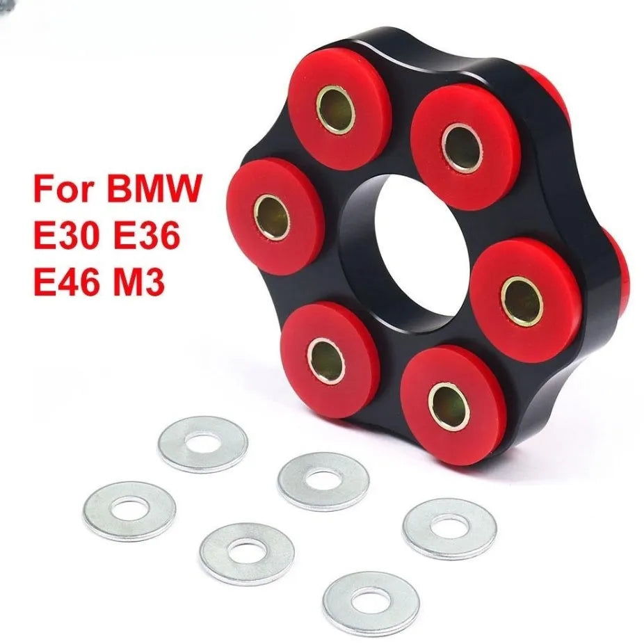 Red polyurethane aluminium drive shaft bracket for BMW E28 E30 E36 E46 vehicles