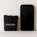 Black inflatable cushion made of 40D nylon TPU, size 5x34x44cm, for outdoor portable seating