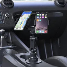 Silicone automobile phone holder in Peak-X5 colour for car and desktop mobile device mounting