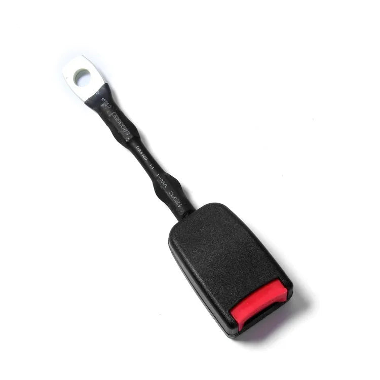 Car seat belt socket buckle with 20cm steel wire base for 21cm insert width vehicles