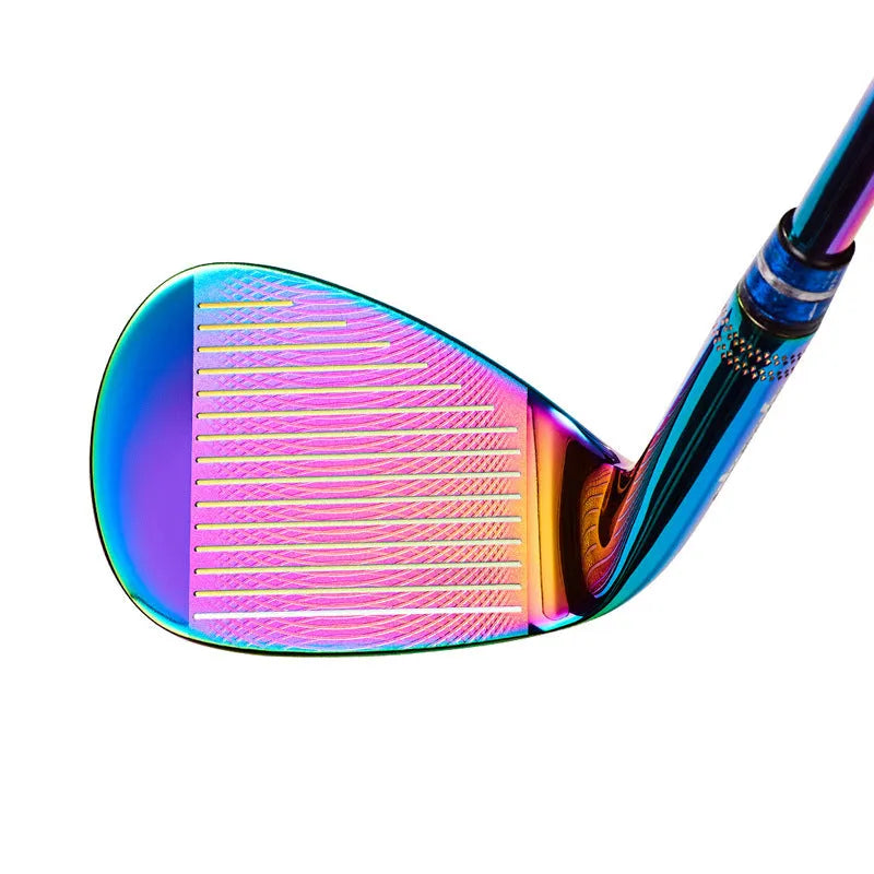 British style fat foot loafers golf wedge in blue with forged head and natural rubber grip