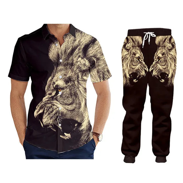 Men's casual tracksuit set with hoodie and pants, digital print, cashmere blend, goose down filling, available in styles A B C