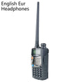 Baofeng UV-5RA black handheld dual-band two-way radio with dual display and antenna