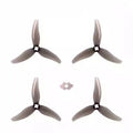 36-inch PVC three-leaf FPV voyage paddle blade set in transparent colours on white background
