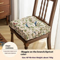 American style dining chair cushion with floral pattern measuring 40×40×8cm