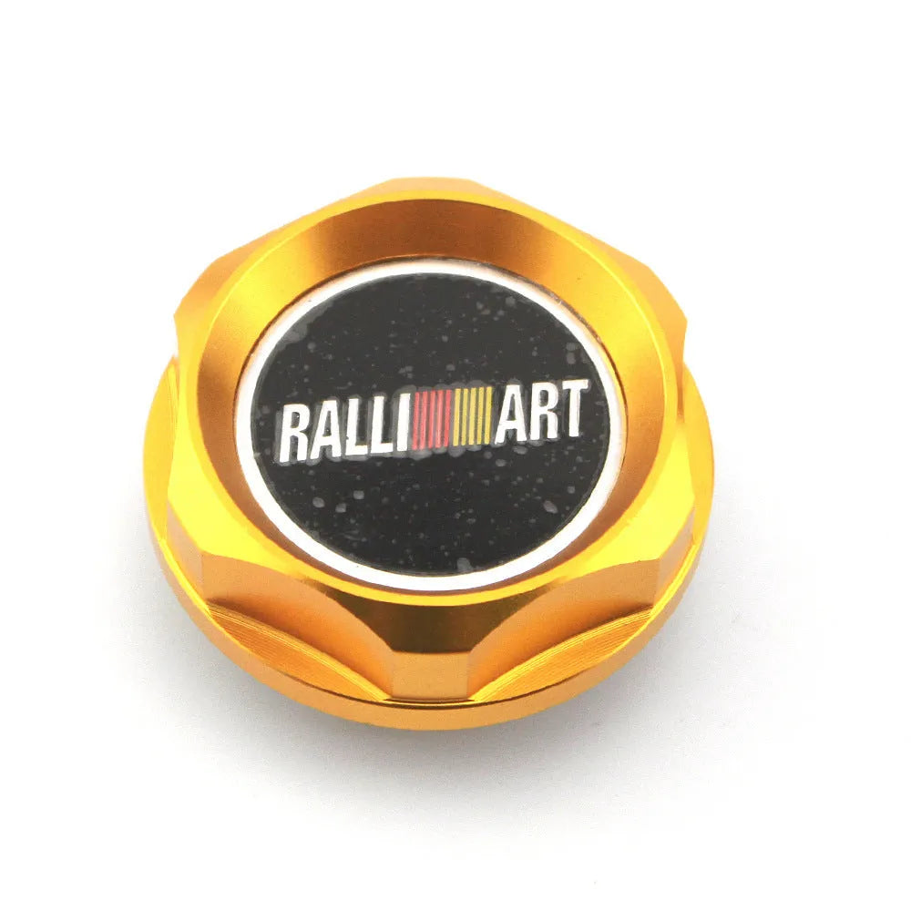 Aluminium alloy oil filter cap for Mitsubishi vehicles in six colour options