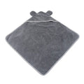 Grey and green ultra fine fibre pet towels for dogs and cats in small, medium, and large sizes.