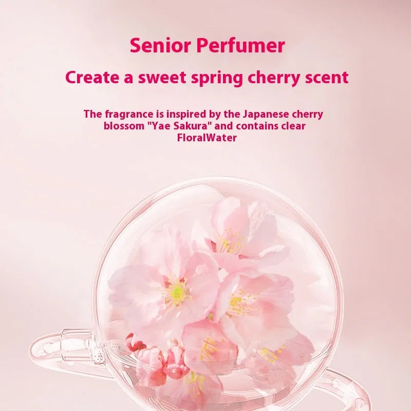Sakura shampoo conditioner shower gel three-product set with 500ml cherry blossom formulas
