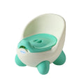 Dandan children's cartoon baby potty training toilet with splash guard in a choice of six colours.