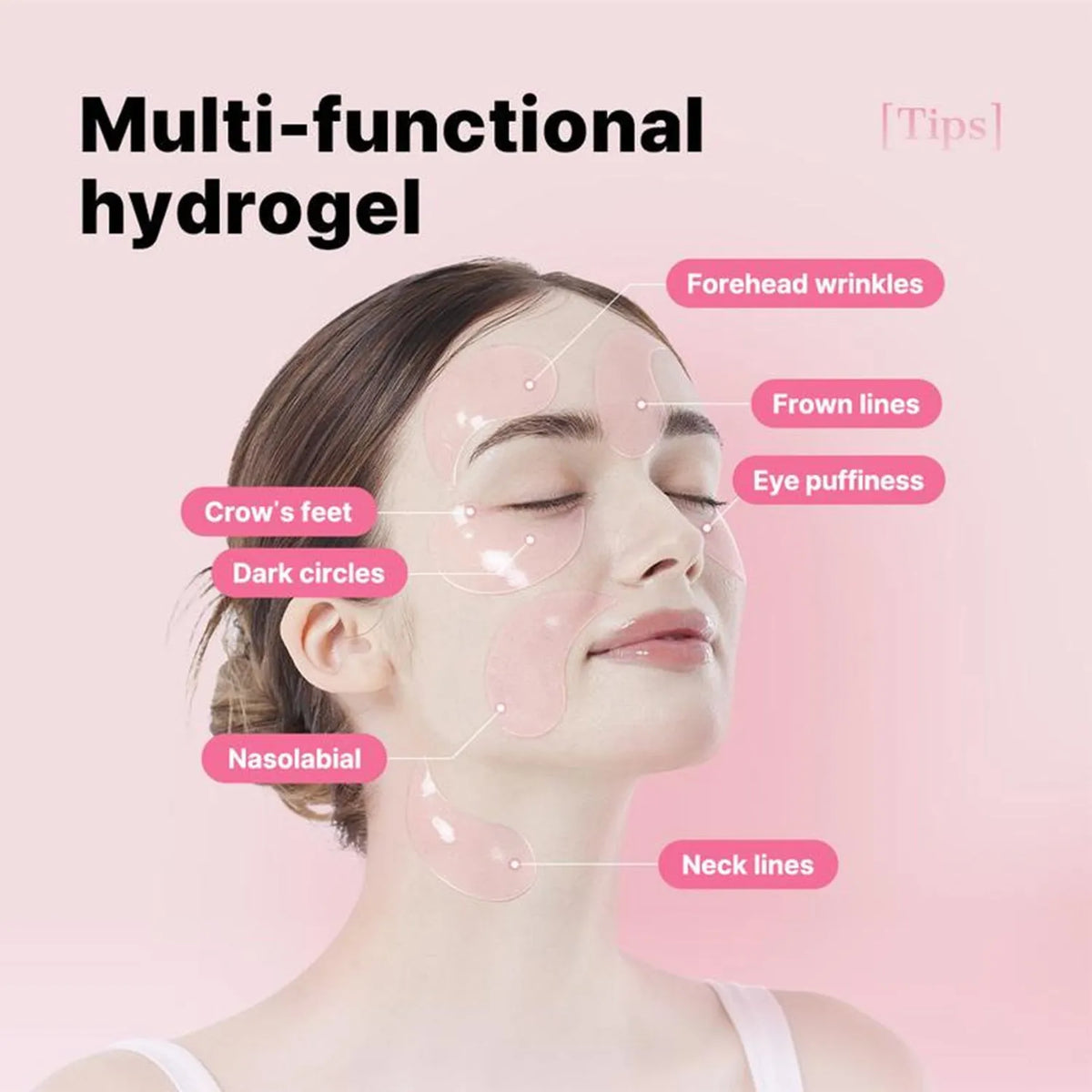 Hydrating eye mask 30g with collagen and glycerin for fine lines and under-eye moisture