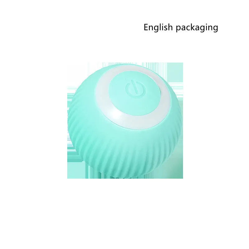 Cat Gravity Intelligent Rolling Ball 43mm automatic pet toy with bionic motion and obstacle avoidance on hard floor
