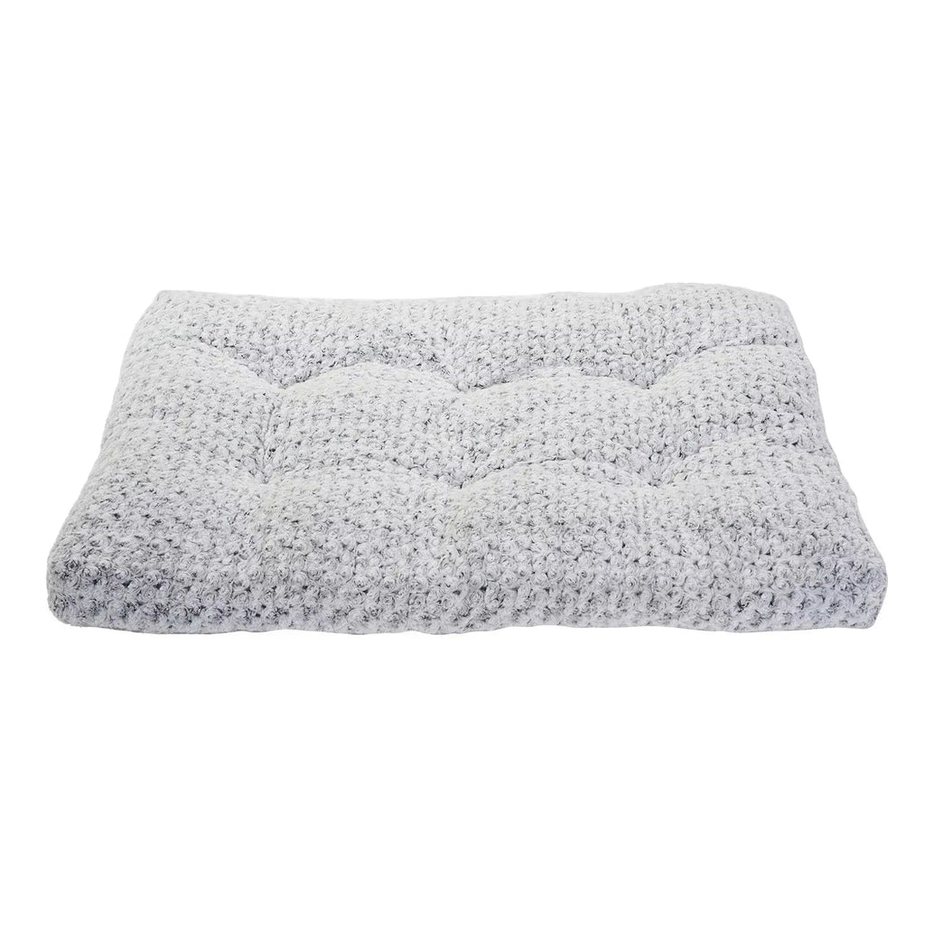 Washable plush dog bed mat in rose velvet, anti-slip bottom, suitable for medium to large dogs