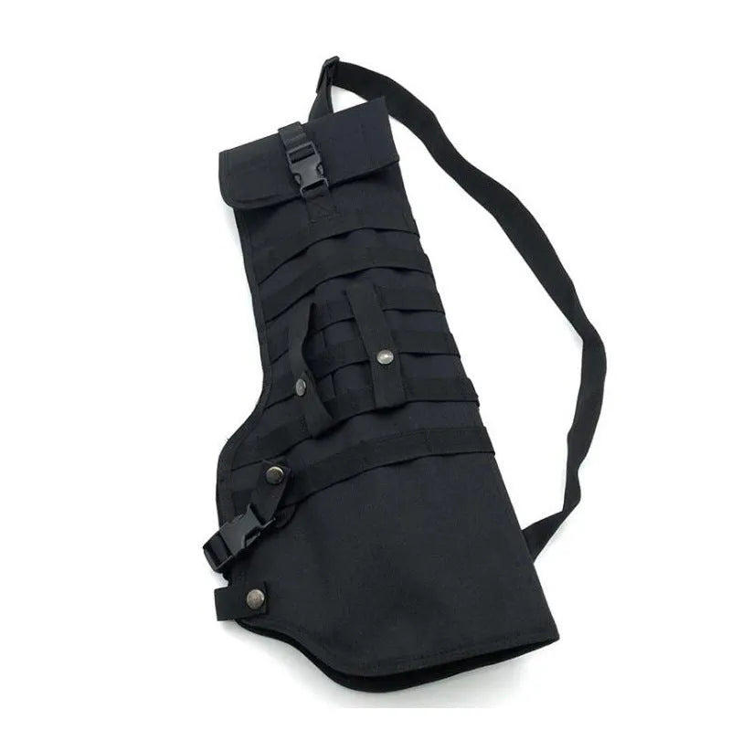 Tactical single shoulder hunting knife bag in Oxford cloth, 72x25x3cm, green colour