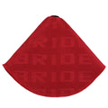 Canvas dust cover for racing car seat headrest in multiple colour options.