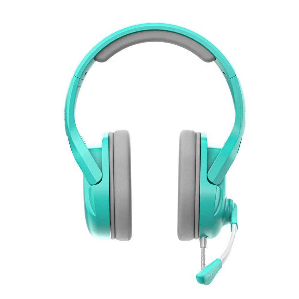 Black MH86 over-ear gaming headset with a detachable microphone boom and a 3.5mm/USB cable.