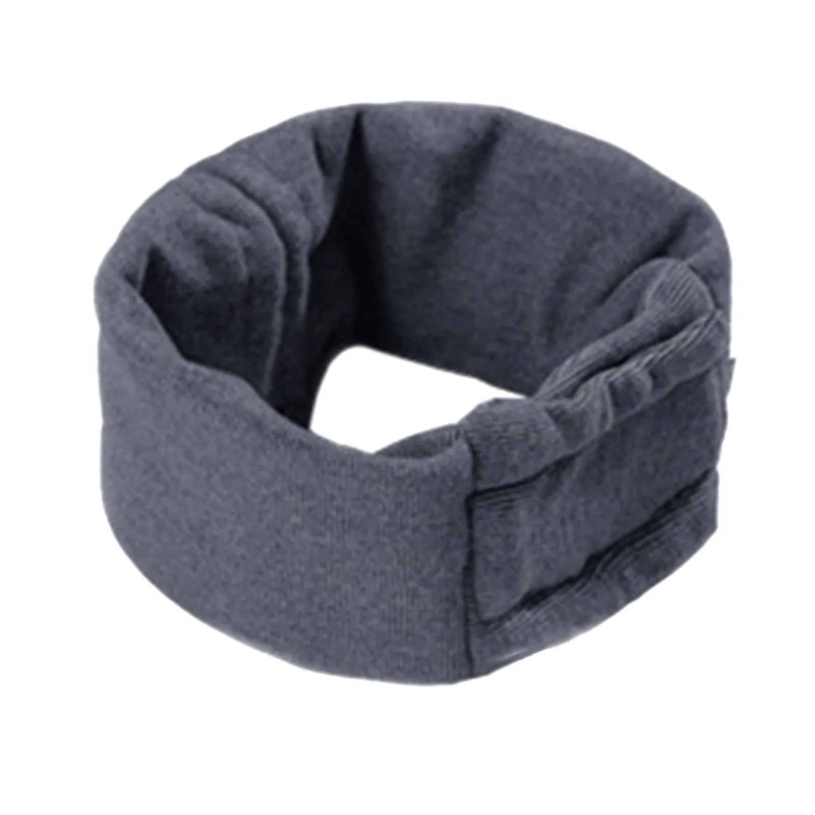 Black dog hoodie with ear covers on canine model showing closure system