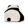 Cartoon panda automotive cushion with plush cover and pp cotton filler for car seating comfort