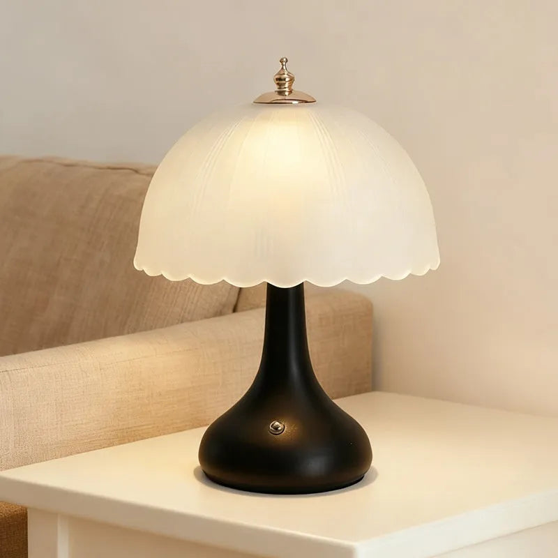 Geometric 3D table lamp with warm light, modern simplicity style, available in multiple colours