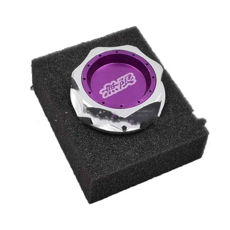 Aluminium alloy oil filter cap for Honda cars in multiple colour options