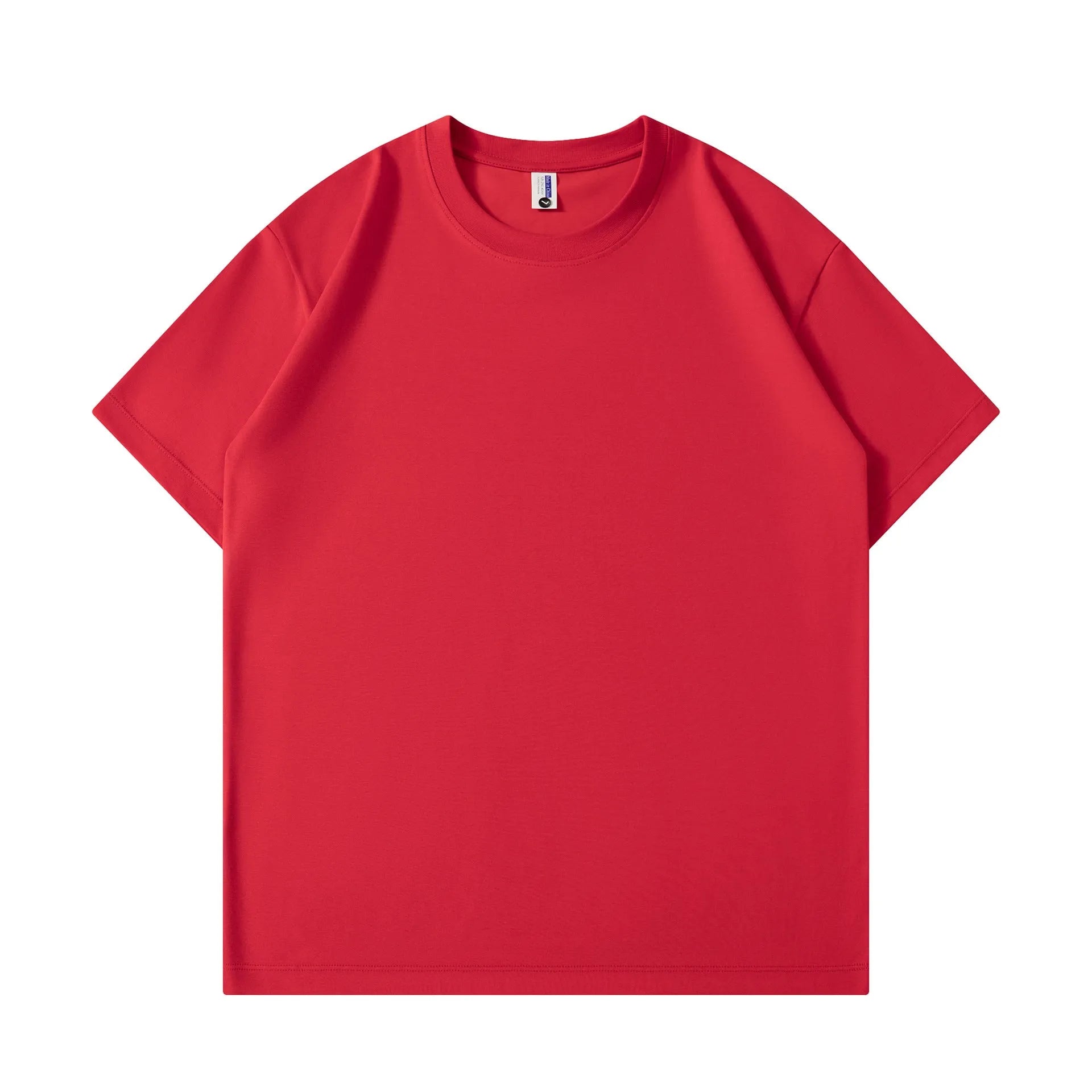 Cotton loose fit unisex t-shirt in various solid colours with short sleeves