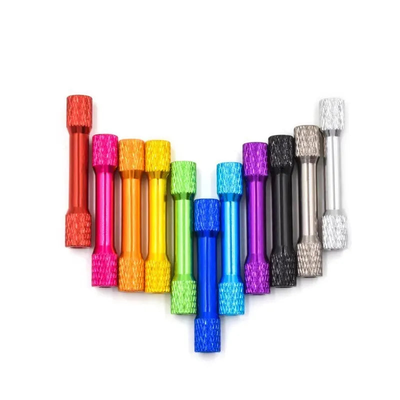 Aluminium alloy non-slip M3 column for FPV rack mesh mounting, multiple lengths and colours