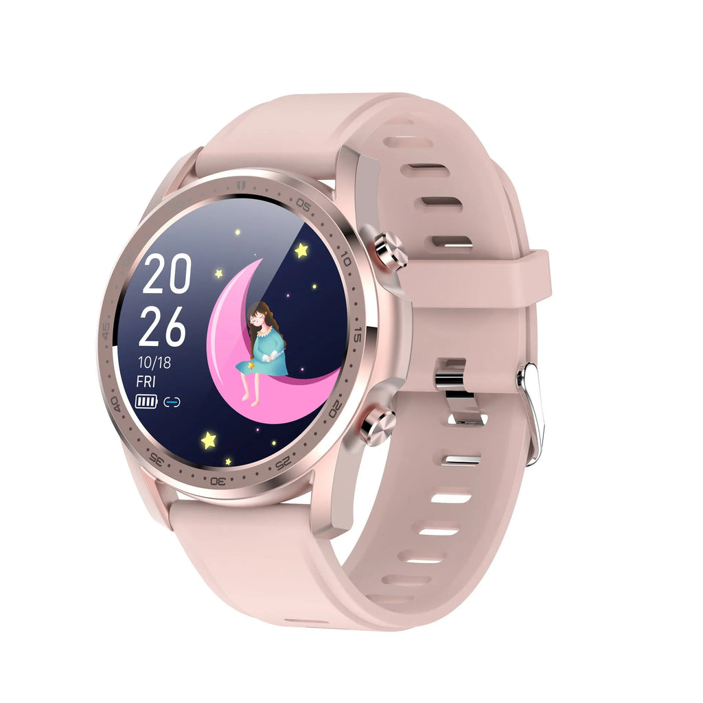 Youth2 Smart Bracelet in black on a wrist, showing the 1.3-inch touchscreen and zinc alloy case.