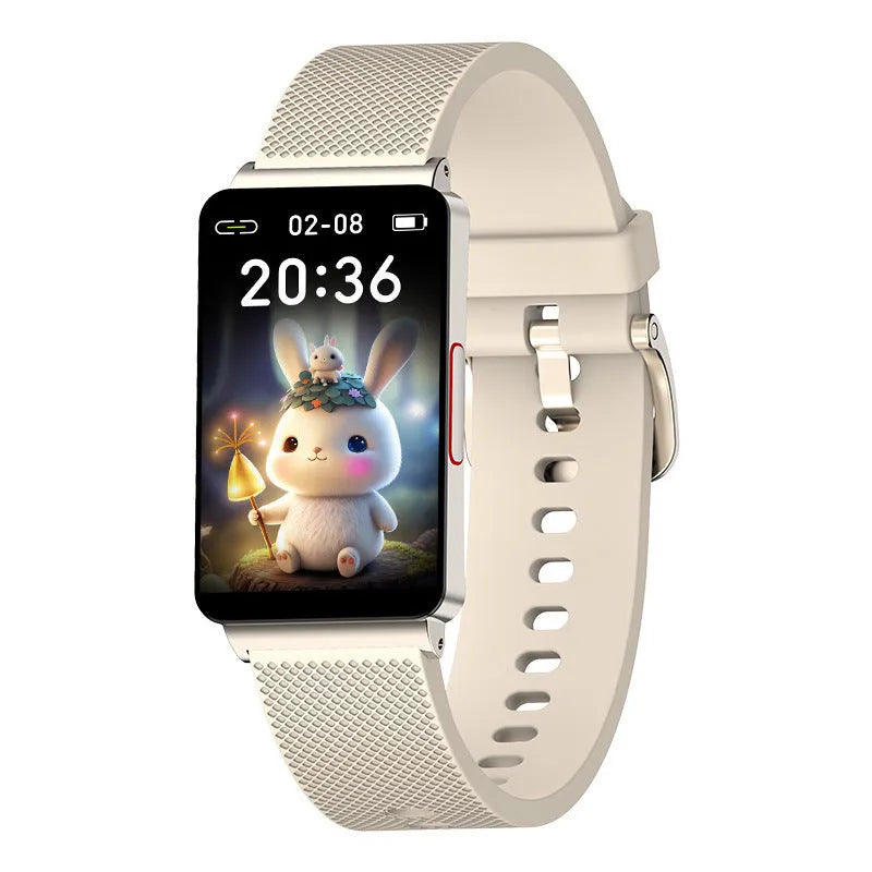 EP08 smart bracelet for blood glucose monitoring with a TPU strap and touchscreen display