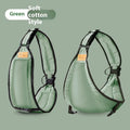 Baby waist stool carrier in fabric showing child carrying position and hip support