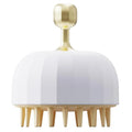 Pet bath massage brush with drainage holes for cat and dog grooming during washing sessions