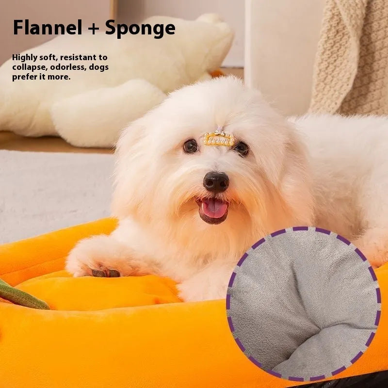Removable cover washable dog mat in brown, shown in a large size for dogs up to 29kg.