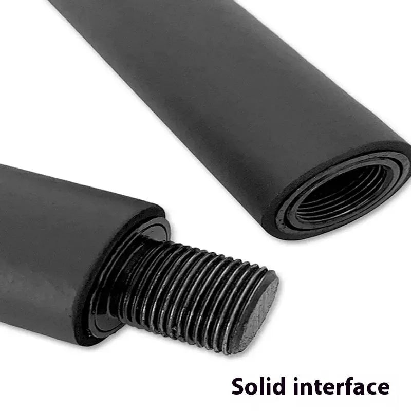 Two-segments push-and-pull fitness stick with rope for yoga and Pilates home workouts