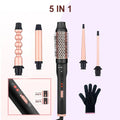 Three-tube water wave hair curler styling tool with curly and straight hair functions