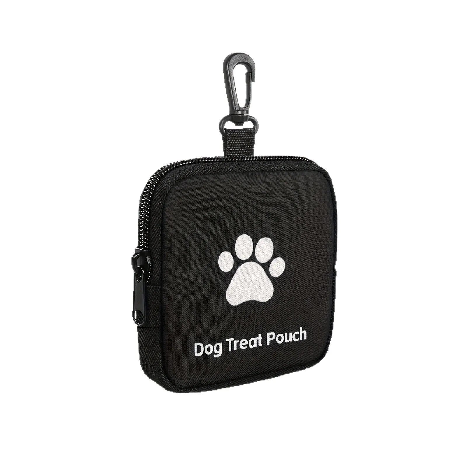 Polyester portable pet snack pack with zipper closure in Oxford material, available in four colours