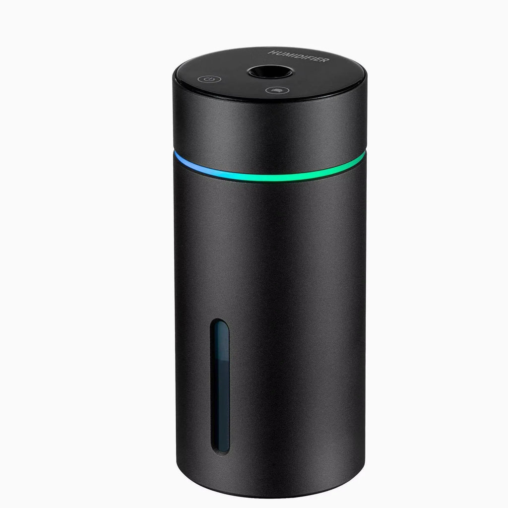 Aluminium car air humidifier and essential oil diffuser with 260ml tank and USB cable