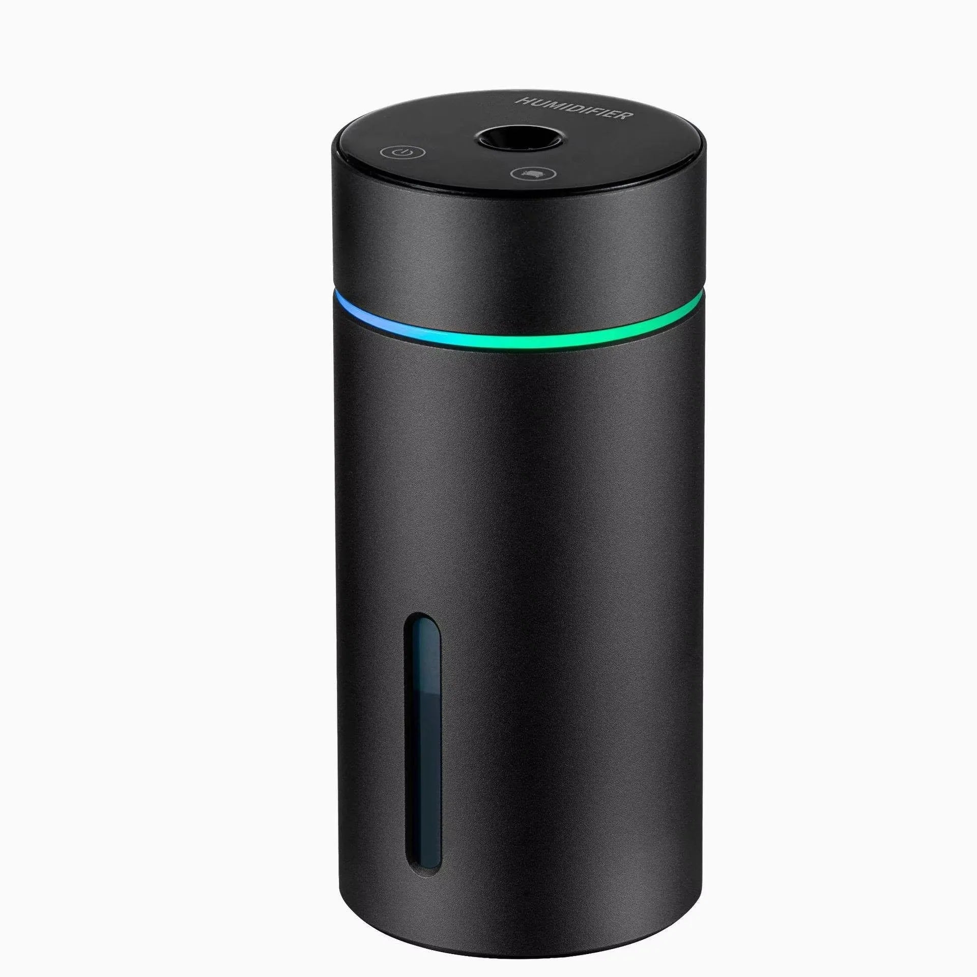 Aluminium car air humidifier and essential oil diffuser with 260ml tank and USB cable
