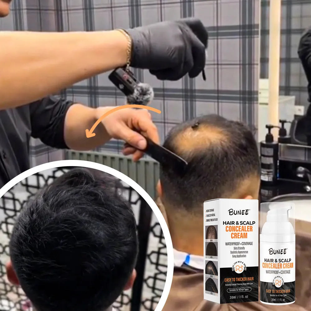 30ml tube of scalp concealer pomade for covering thinning hair and root areas