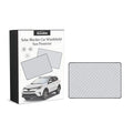 Front car windscreen aluminium film frost cover measuring 140 by 95 cm with reflective surface