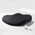 Car seat height adjustment cushion with Ice Silk fabric in various colour options showing 41x41x10cm dimensions