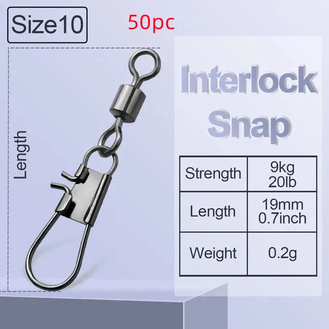 Black nickel 8-shaped ring quick connector for lure fishing with copper and stainless steel construction