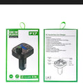 Portable Home F17 black car charger Bluetooth receiver with FM transmitter and USB ports